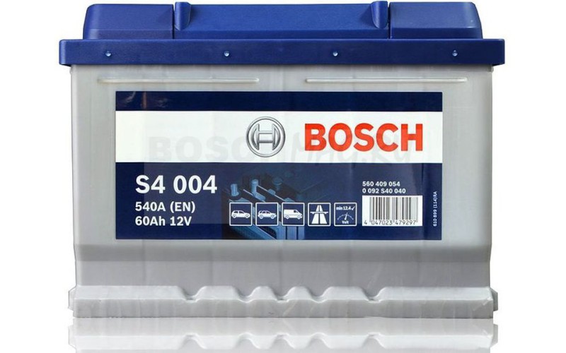 Автомобильный аккумулятор BOSCH S4 004   0092S40040  60 Ач (A/h)  обратная полярность  -  560409054