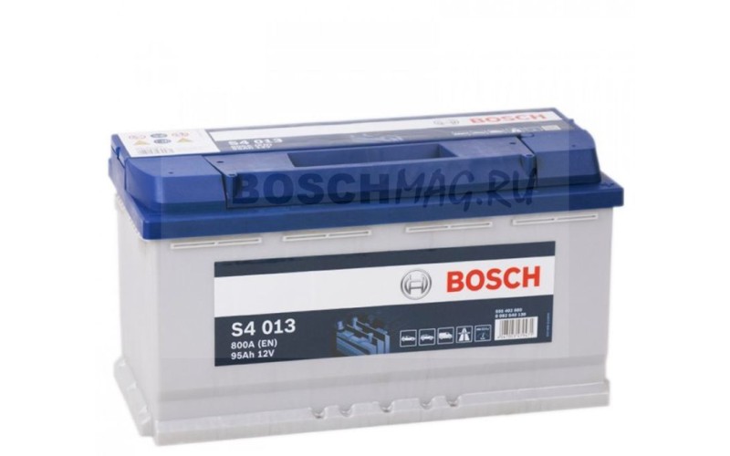 Автомобильный аккумулятор BOSCH S4 013   0092S40130  95 Ач (A/h)  обратная полярность  -  595402080