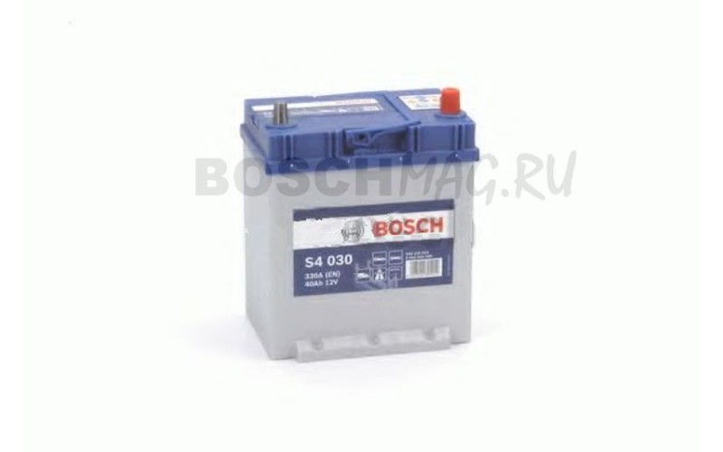 Автомобильный аккумулятор BOSCH S4 030   0092S40300  40 Ач (A/h)  обратная полярность  -  540125033