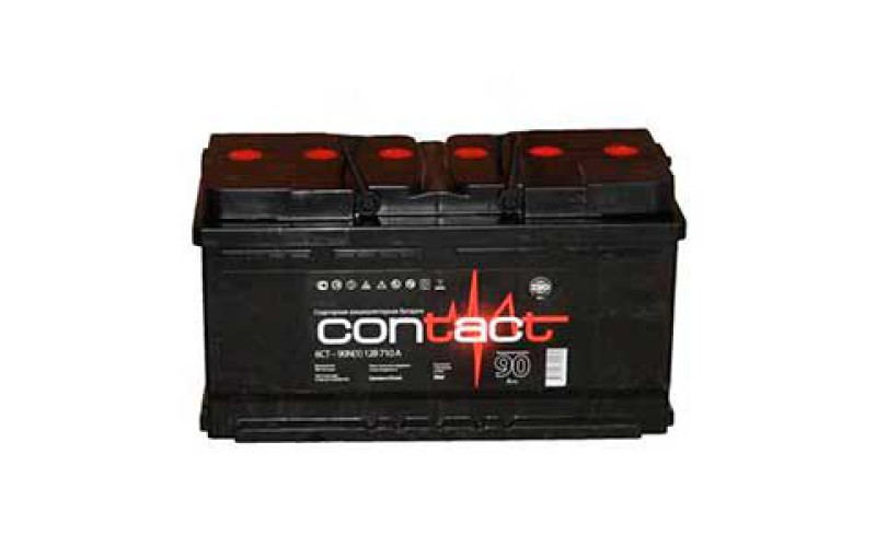 Автомобильный аккумулятор Contact 90 Ач (A/h) прямая полярность - CT9011