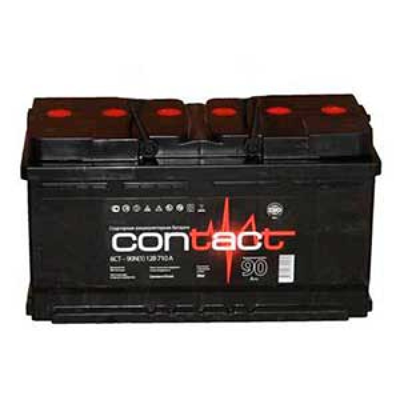Автомобильный аккумулятор Contact 90 Ач (A/h) обратная полярность - CT9001