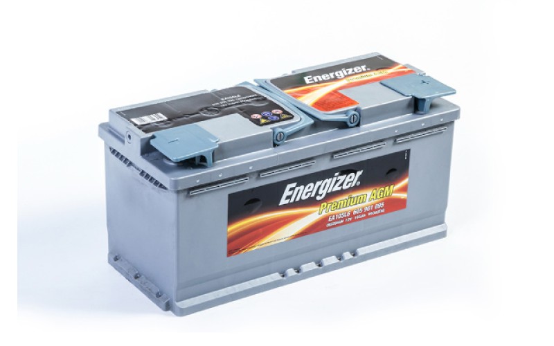 Автомобильный аккумулятор ENERGIZER PREMIUM AGM 105 Ач EA105LB обратная полярность - 605901095