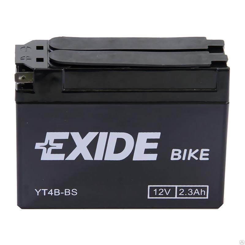 Мото аккумулятор EXIDE BIKE 12V 2.3 Ач (A/h) - YT4B-BS