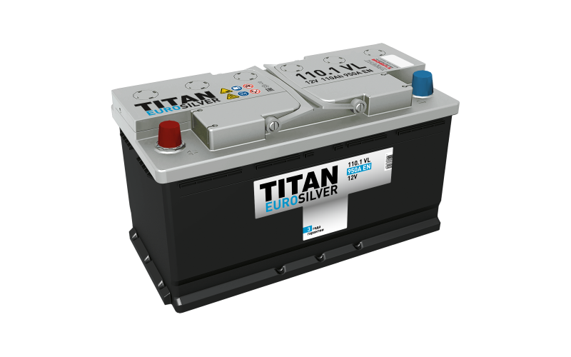 Автомобильный аккумулятор TITAN EUROSILVER 6СТ-110.1 VL