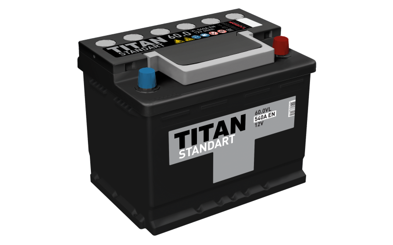 Автомобильный аккумулятор TITAN STANDART 6CT-60.0 VL