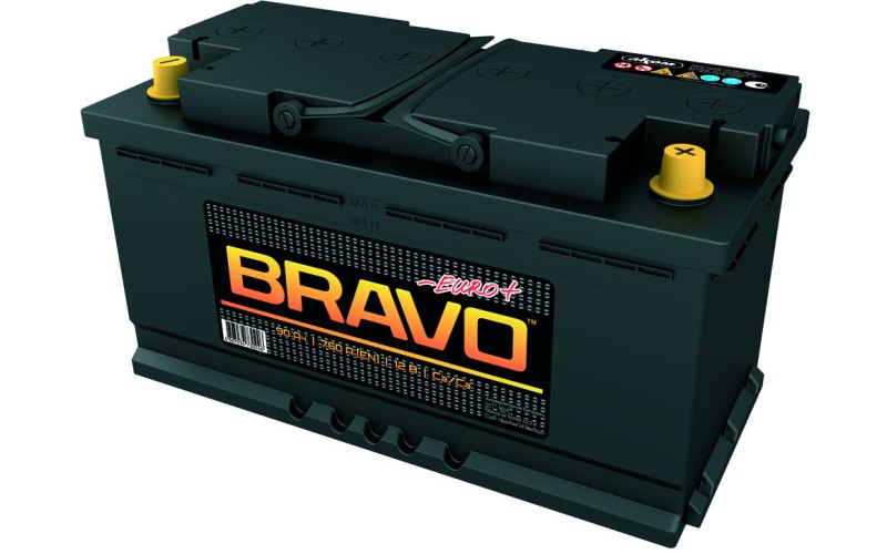 Аккумулятор BRAVO 6CT-90.0 обратная полярность BR9001