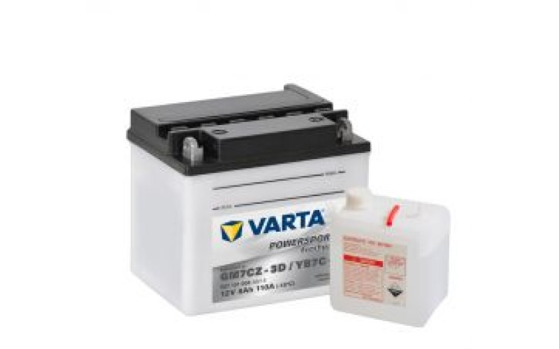 Мото аккумулятор VARTA Freshpack 507101008 7 Ач (A/h) - YB7C-A  