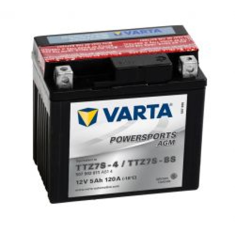Мото аккумулятор VARTA AGM 507902011 5 Ач (A/h) - YTZ7S-BS   