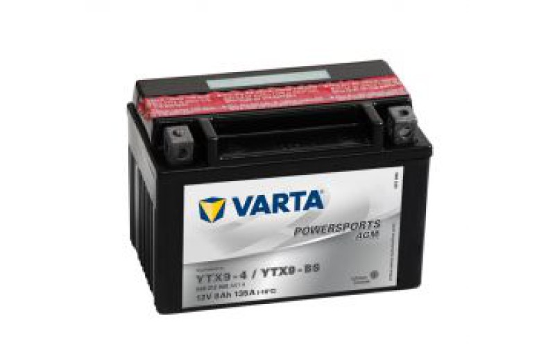 Мото аккумулятор VARTA AGM 508012008 8 Ач (A/h) - YTX9-BS   