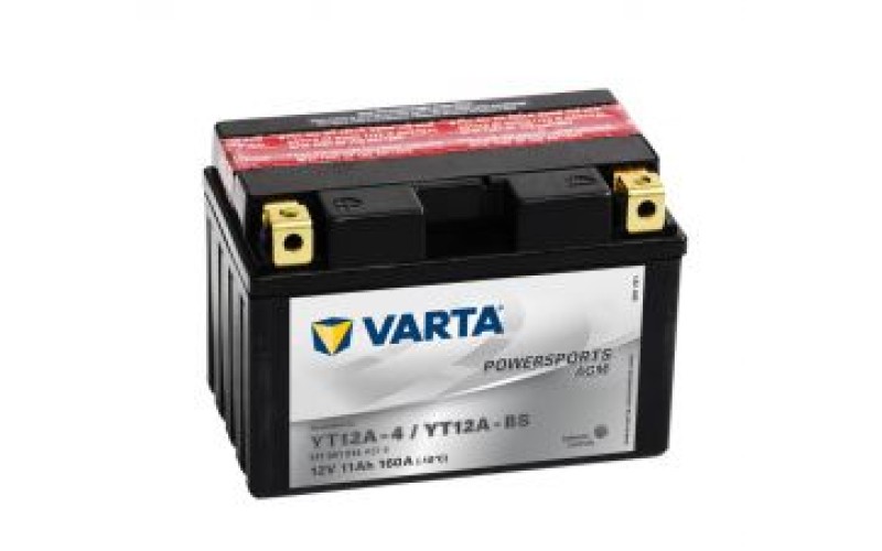 Мото аккумулятор VARTA AGM 511901014 11 Ач (A/h) - YT12A-BS