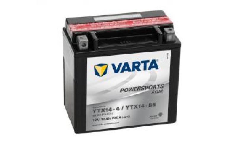 Мото аккумулятор VARTA AGM 512014010 12 Ач (A/h) - YTX14-BS
