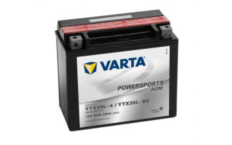 Автомобильный аккумулятор VARTA AGM 518901026 18 Ач (A/h) - YTX20L-BS   