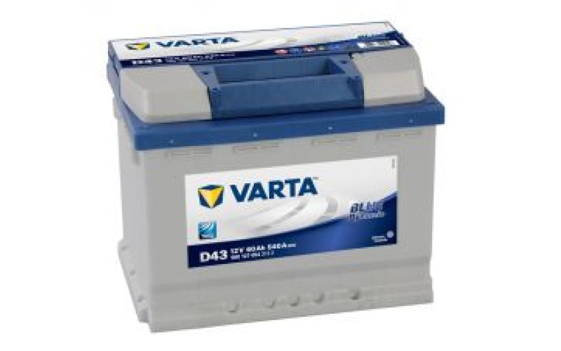 Автомобильный аккумулятор VARTA Blue Dynamic  D43   60 Ач (A/h) прямая полярность - 560127054