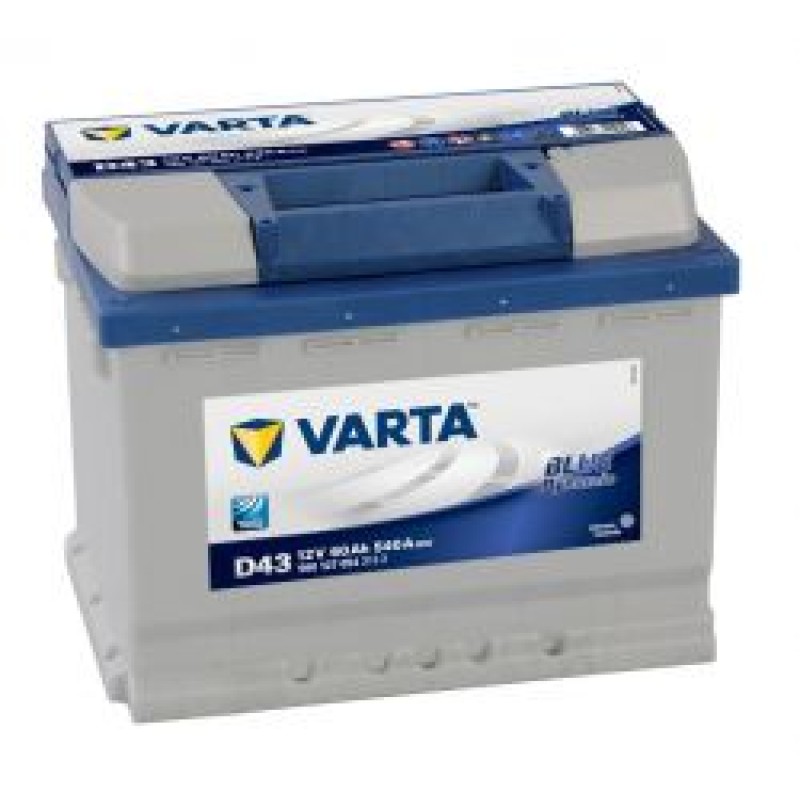 Автомобильный аккумулятор VARTA Blue Dynamic  D43   60 Ач (A/h) прямая полярность - 560127054