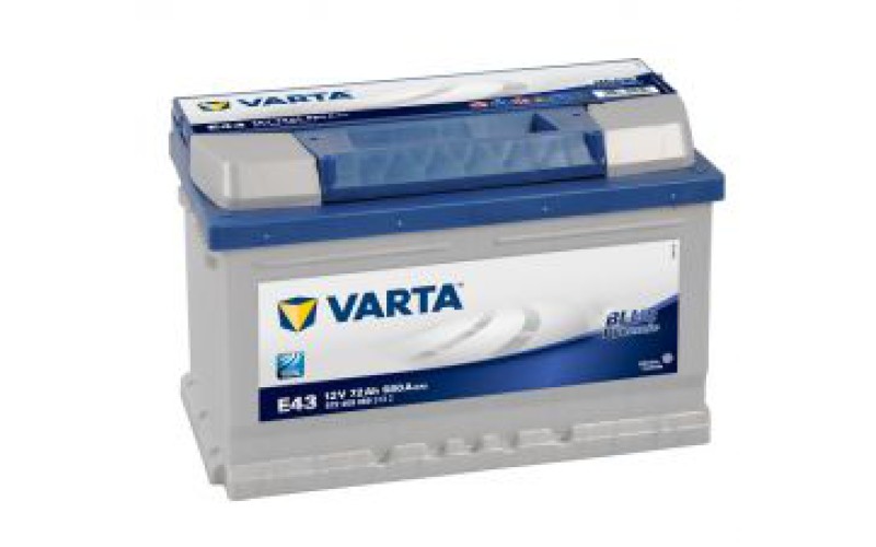 Автомобильный аккумулятор VARTA Blue Dynamic  E43   72 Ач (A/h) обратная полярность - 572409068